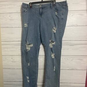 Torrid distressed jeans size 18